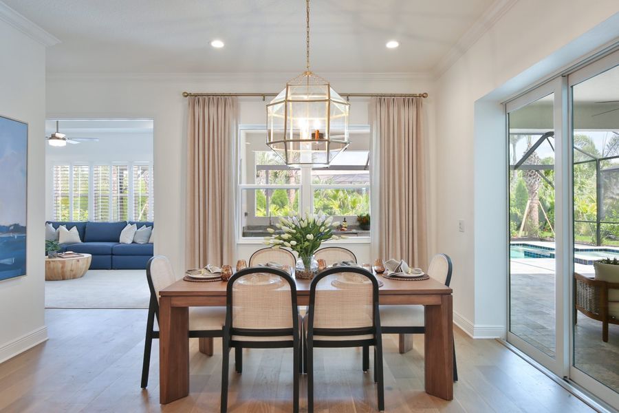 Furnished interior view inside a new home in Windward, Lakewood Ranch (Image 17).