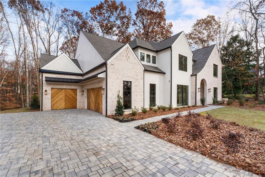 Front exterior of a new home in , Alpharetta, GA, highlighting curb appeal (Image 28).