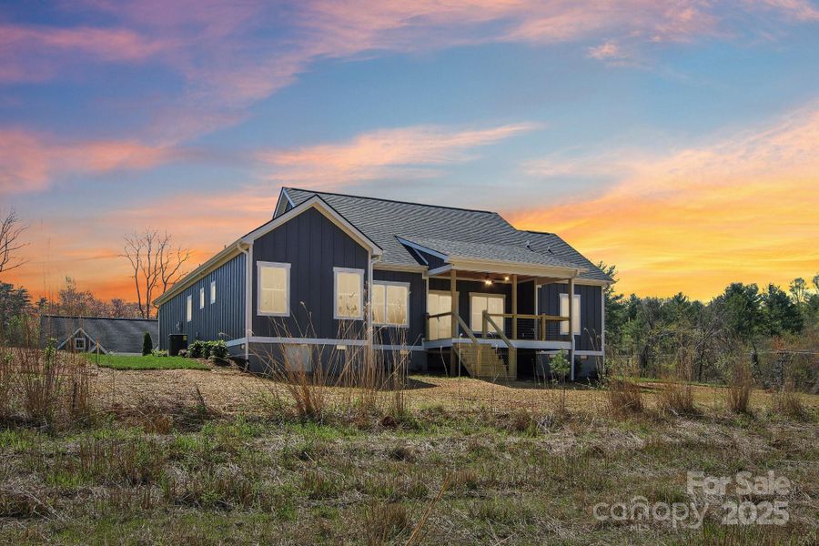 Exterior details and patio area of a home in , Hendersonville (Image 21).