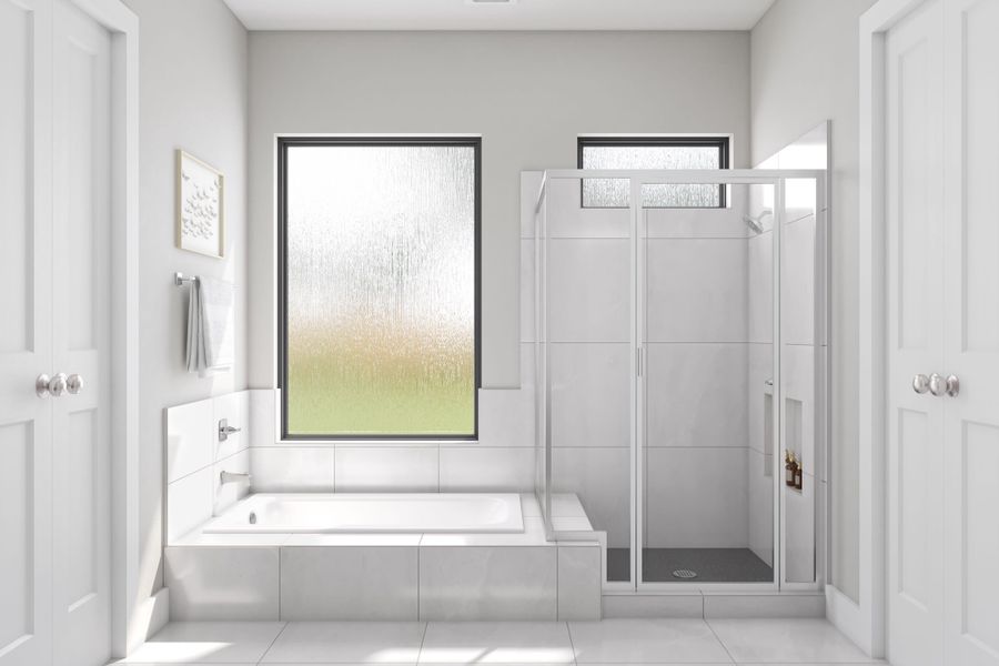 Representative furnished interior of a home built from the Brant by Tri Pointe Homes in Trillium, Richmond (Image 18).