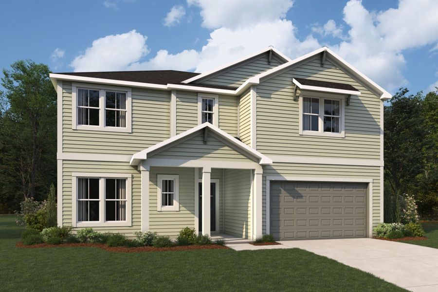 Representative exterior photo of a completed home built from the Magnolia by Mattamy Homes in RiverTown, St. Johns, FL (Image 6). Representative exterior photo of a completed home built from the Magnolia by Mattamy Homes in RiverTown, St. Johns, FL (Image 6).