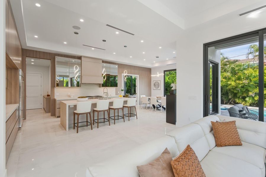 Furnished interior view inside a new home in , Boca Raton (Image 16).