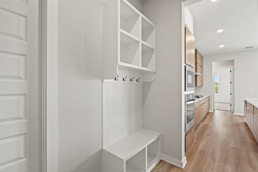 Furnished interior view inside a new home in Lariat, Liberty Hill (Image 17).