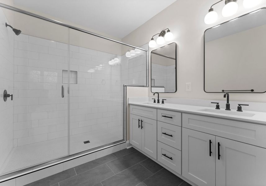 Furnished interior view inside a new home in Hartford Townhomes, Charlotte (Image 19).