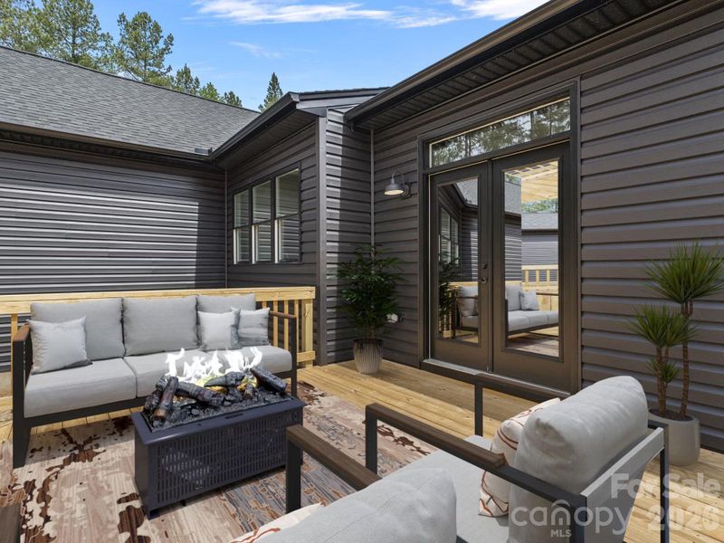 Exterior details and patio area of a home in , Asheboro (Image 14).