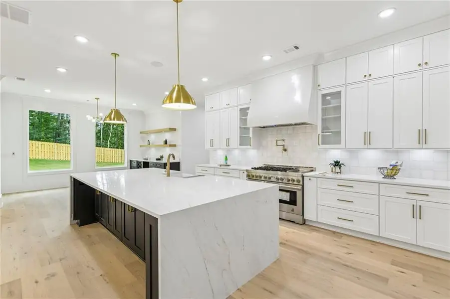 Furnished interior view inside a new home in , Hoschton (Image 14).
