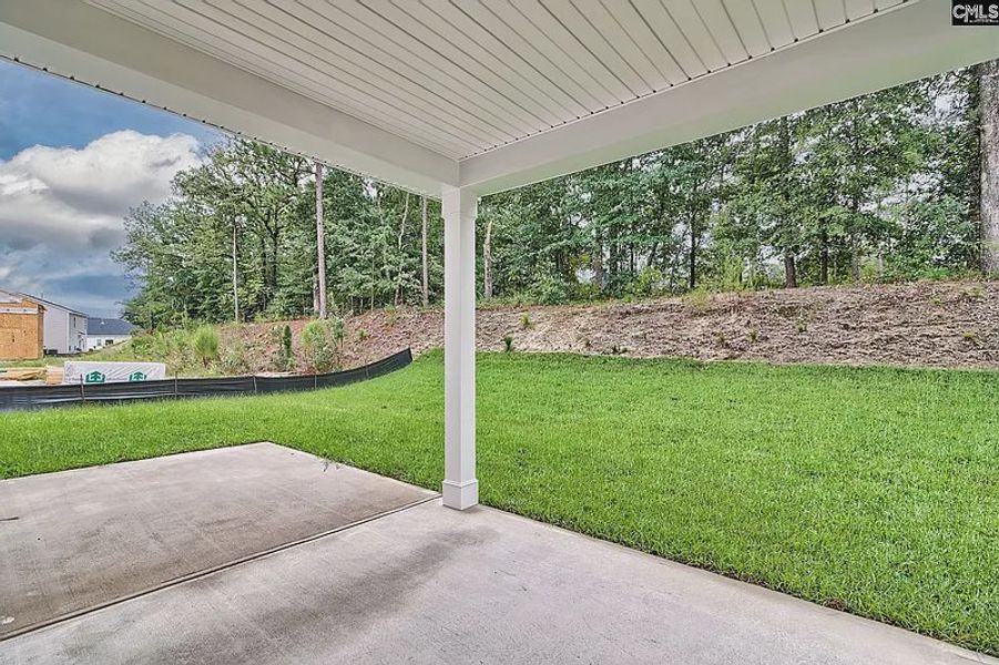 Exterior details and patio area of a home in Emanuel Creek, West Columbia (Image 23).