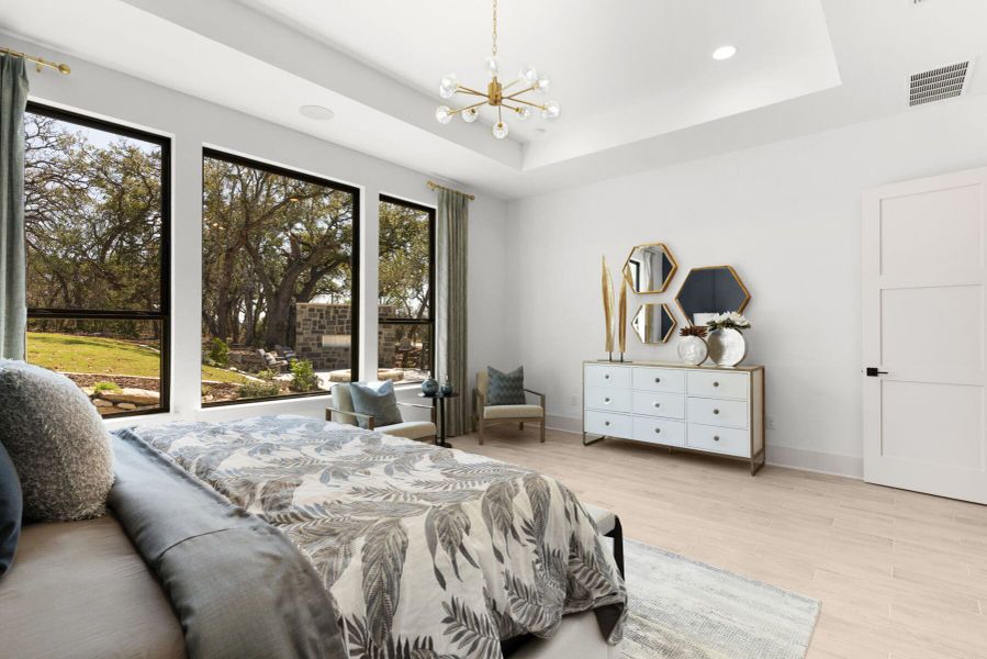 Furnished interior view inside a new home in Belle Oaks, Bulverde (Image 49).