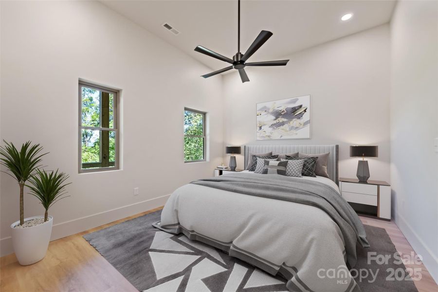 Third room with National Park views, 11' ceilings and plenty of closet space *Photo has been digitally staged for design purposes*