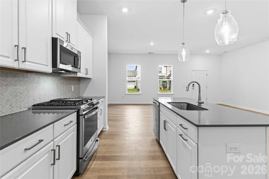 Furnished interior view inside a new home in Ridge at Sugar Creek, Indian Land (Image 6).
