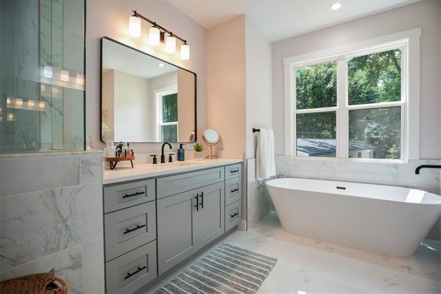 Furnished interior view inside a new home in , Acworth (Image 77).