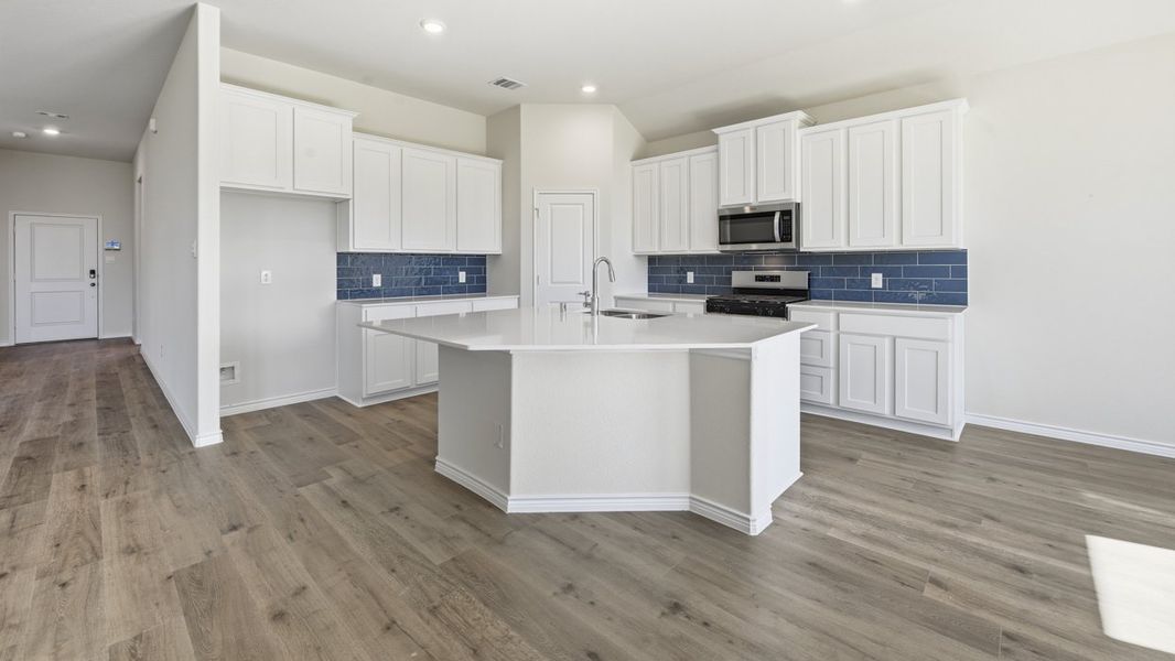 Furnished interior view inside a new home in The Woods at Lindsey Place, Anna (Image 4).