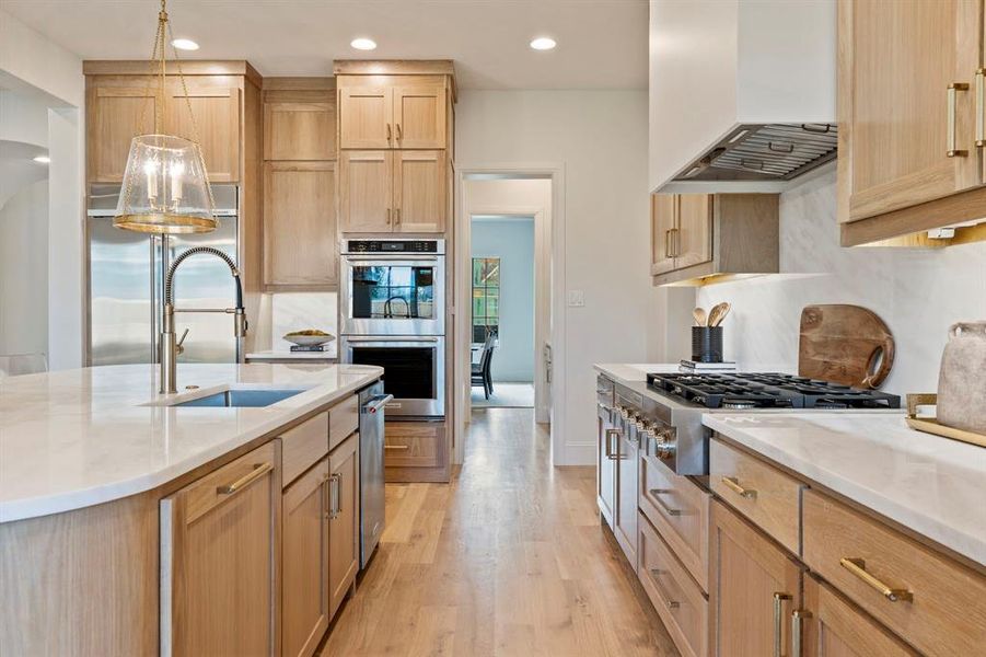 Furnished interior view inside a new home in , Dallas (Image 8).