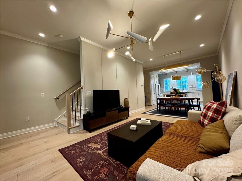 Furnished interior view inside a new home in , Charlotte (Image 4). Furnished interior view inside a new home in , Charlotte (Image 4).