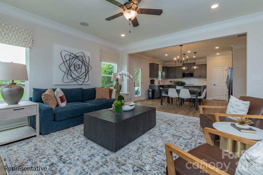 Furnished interior view inside a new home in Winecoff, Salisbury (Image 8).