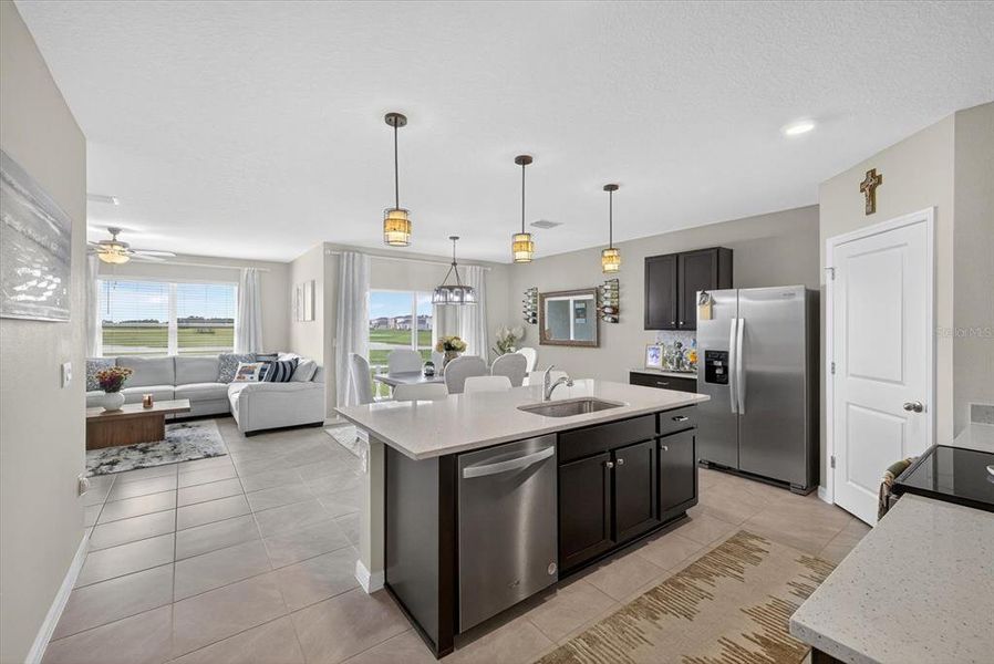 Furnished interior view inside a new home in , San Antonio (Image 28). Furnished interior view inside a new home in , San Antonio (Image 28).