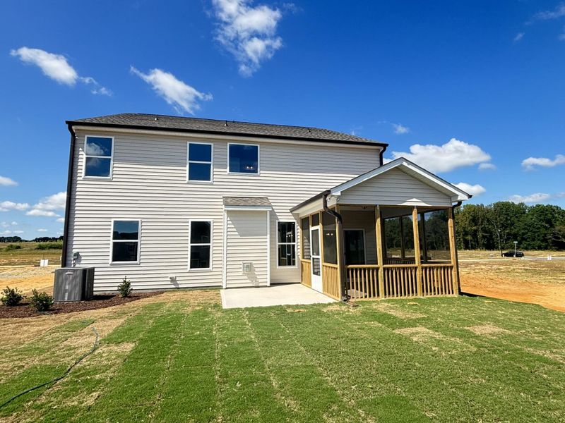 Exterior details and patio area of a home in Daniel Farms, Benson (Image 4).