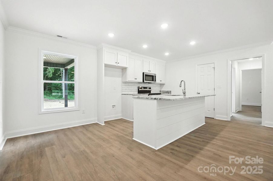 Furnished interior view inside a new home in , York (Image 3). Furnished interior view inside a new home in , York (Image 3).