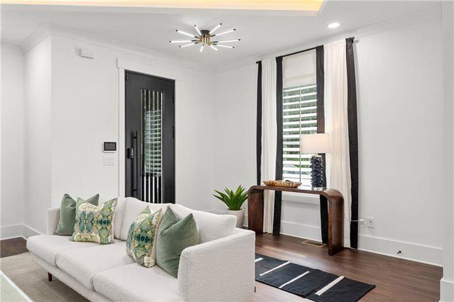 Furnished interior view inside a new home in , Stockbridge (Image 17).