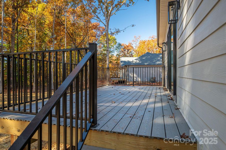 Exterior details and patio area of a home in , Newton (Image 22).