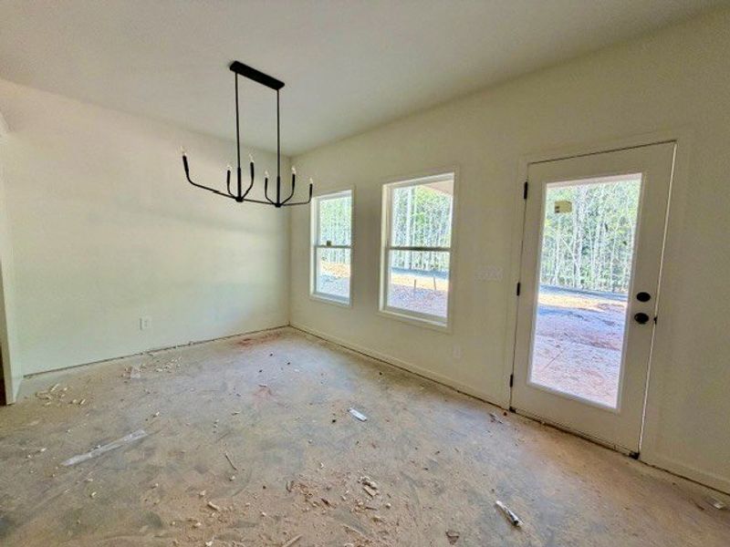 In-progress construction of a new home in Forrest Farms, Greenville, GA (Image 6).