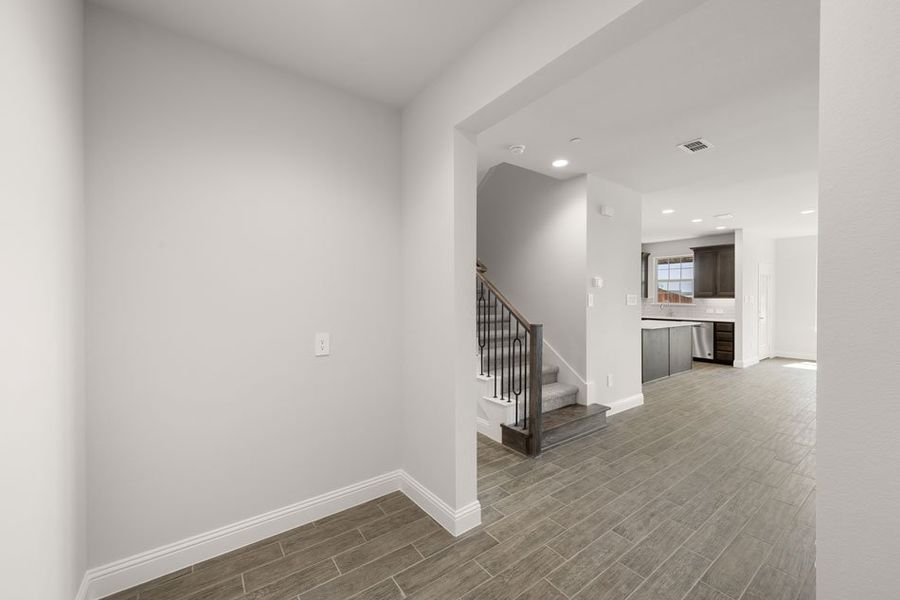 Representative exterior photo of a completed home built from the Brownwood by Impression Homes in Main Street Village, Mansfield, TX (Image 12). Representative exterior photo of a completed home built from the Brownwood by Impression Homes in Main Street Village, Mansfield, TX (Image 12).