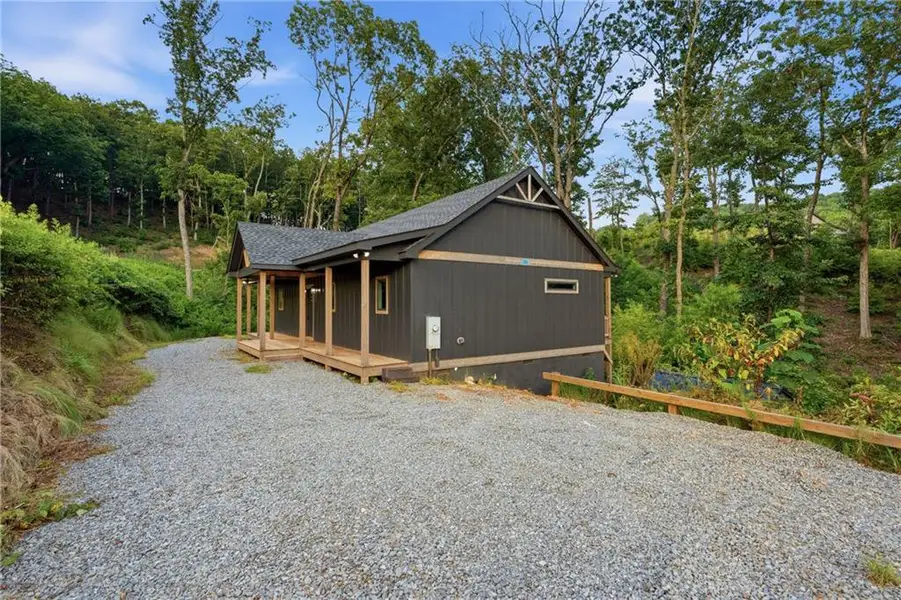 Exterior details and patio area of a home in , Talking Rock (Image 21). Exterior details and patio area of a home in , Talking Rock (Image 21).