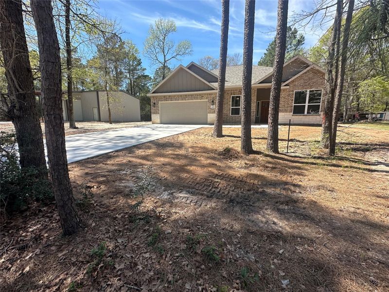 Exterior details and patio area of a home in , Montgomery (Image 3). Exterior details and patio area of a home in , Montgomery (Image 3).