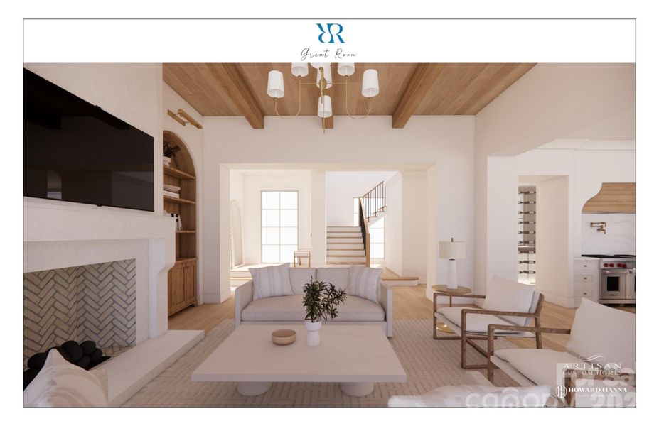 Furnished interior view inside a new home in , Denver (Image 20).