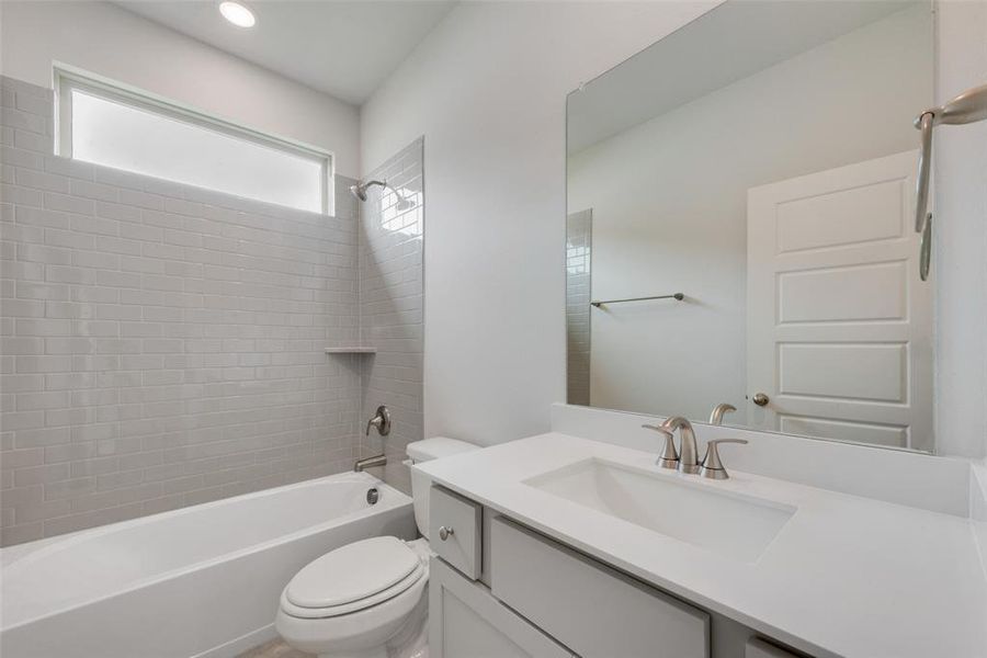 Furnished interior view inside a new home in Creekside of Crowley, Crowley (Image 6).