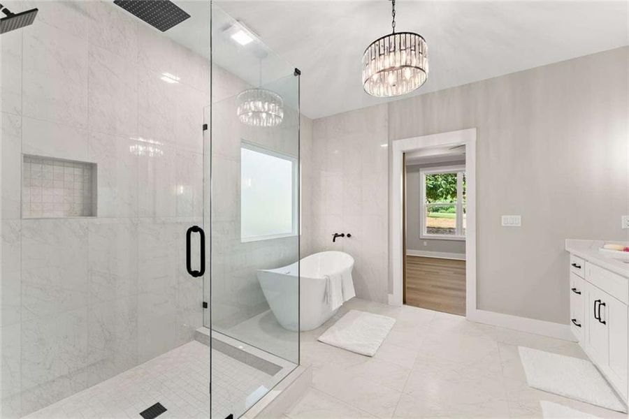 Furnished interior view inside a new home in , Cumming (Image 7). Furnished interior view inside a new home in , Cumming (Image 7).