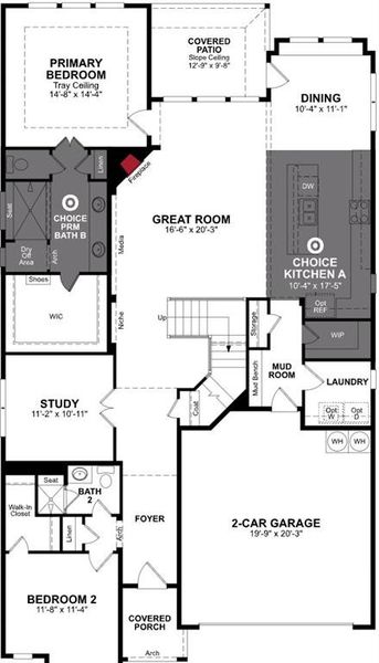 Beazer Homes Spiritas Ranch Summerfield plan