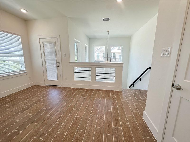 Spacious, unfurnished interior of a new home in Sienna, Missouri City (Image 25). Spacious, unfurnished interior of a new home in Sienna, Missouri City (Image 25).