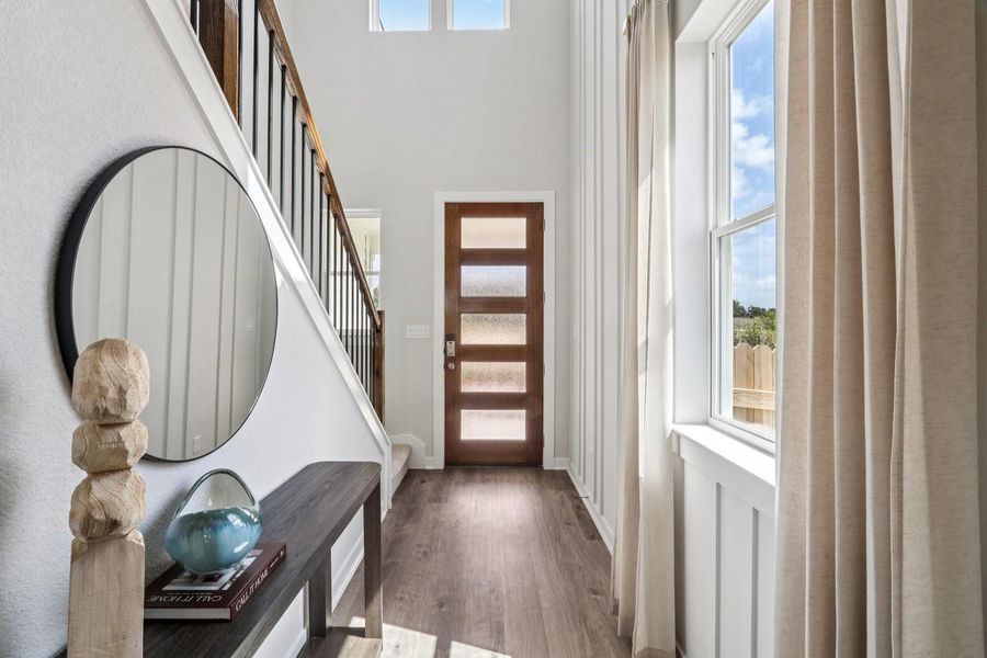 Furnished interior view inside a new home in Trinity Ranch, Elgin (Image 12).