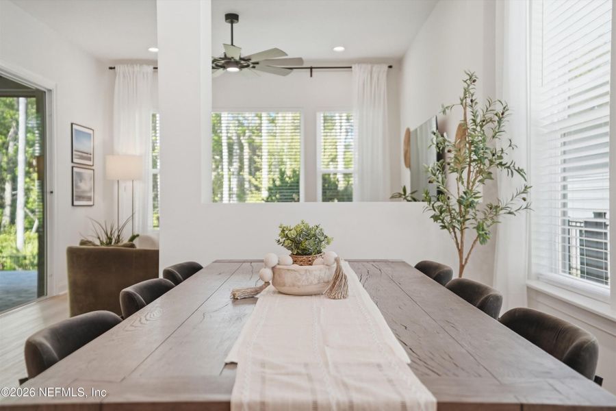 Furnished interior view inside a new home in Palm Crest at Seabrook, Ponte Vedra (Image 19).