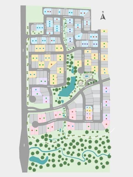 The Ranch at Uptown Celina Site Map