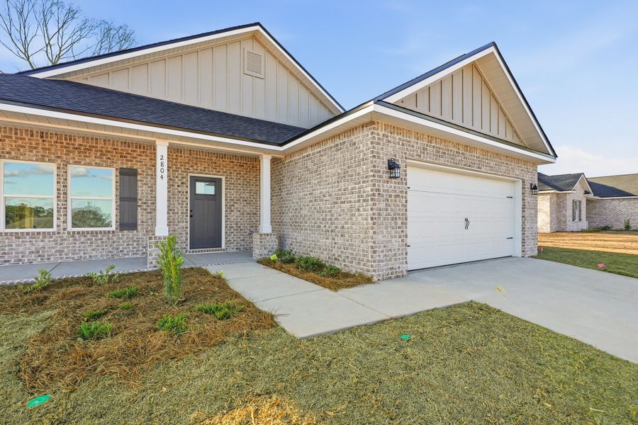 Exterior details and patio area of a home in Barton's Bend, Crestview (Image 3). Exterior details and patio area of a home in Barton's Bend, Crestview (Image 3).