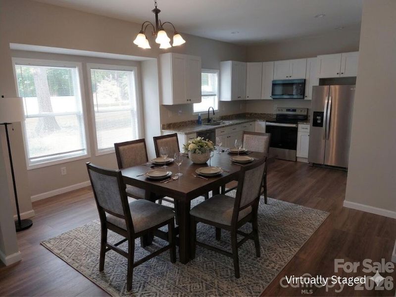 Furnished interior view inside a new home in , Maiden (Image 5).