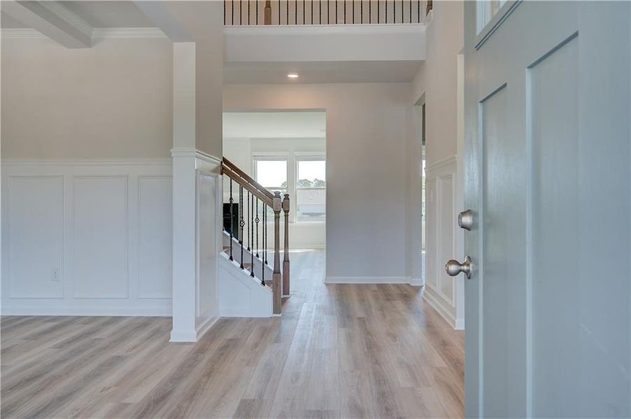 Spacious, unfurnished interior of a new home in Grandview at Millers Mill, Stockbridge (Image 24). Spacious, unfurnished interior of a new home in Grandview at Millers Mill, Stockbridge (Image 24).