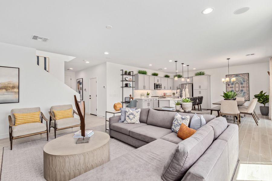 Furnished interior view inside a new home in Rancho Mercado, Surprise (Image 12).