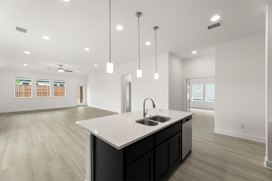 Furnished interior view inside a new home in Creekside, Royse City (Image 8).