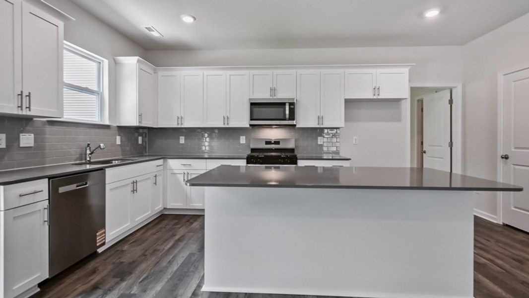 Furnished interior view inside a new home in The Estates at Edinborough, Gibsonville (Image 6).