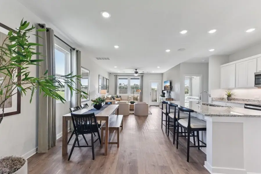 Furnished interior view inside a new home in , San Marcos (Image 11).