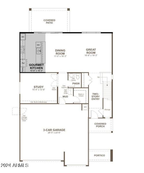 Villages at RED-Lot 1602-Floorplan 1st l