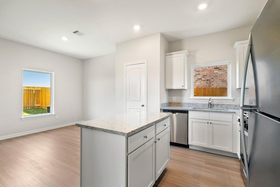 Furnished interior view inside a new home in Freeman Ranch, Katy (Image 3).