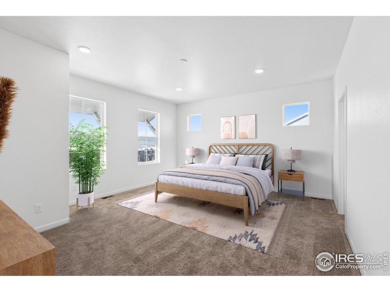 Furnished interior view inside a new home in Kinston Cottage, Loveland (Image 13). Furnished interior view inside a new home in Kinston Cottage, Loveland (Image 13).