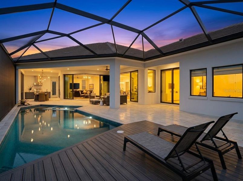 Exterior details and patio area of a home in , Parrish (Image 39).