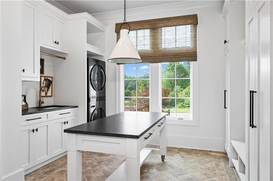 Furnished interior view inside a new home in Crossroads, Alpharetta (Image 6).