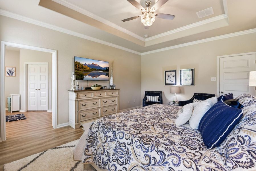 Furnished interior view inside a new home in , Cleveland (Image 39).