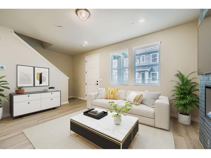 Furnished interior view inside a new home in , Longmont (Image 7).